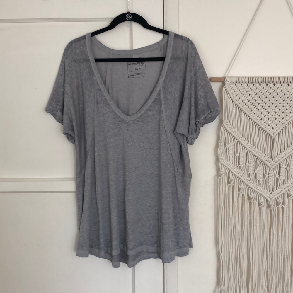 Free People Oversized Tee
